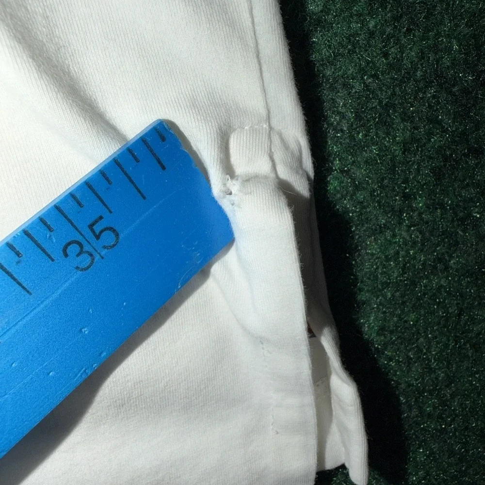 Polo Golf Ralph Lauren Stretch Lisle Polo Mens XL White/ Blue Horse